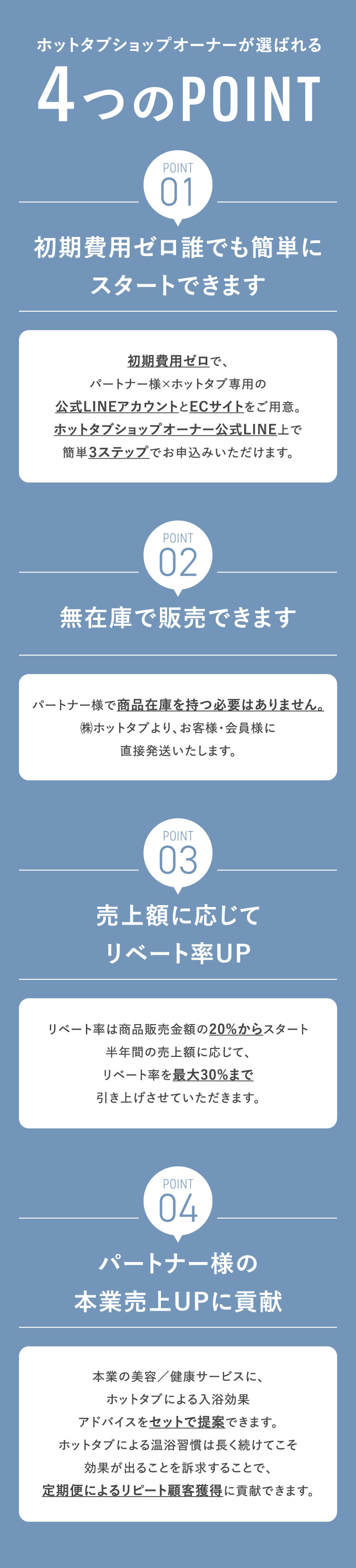 アフィリエイトパートナーが選ばれる4つのポイント